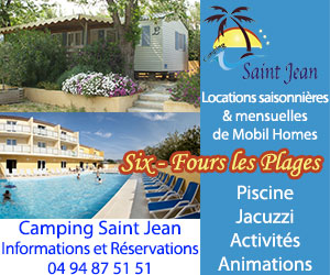 Locations saisonnières à Six Fours au Camping Saint Jean