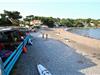 La Seyne : La plage de Fabregas, entre ville et colline